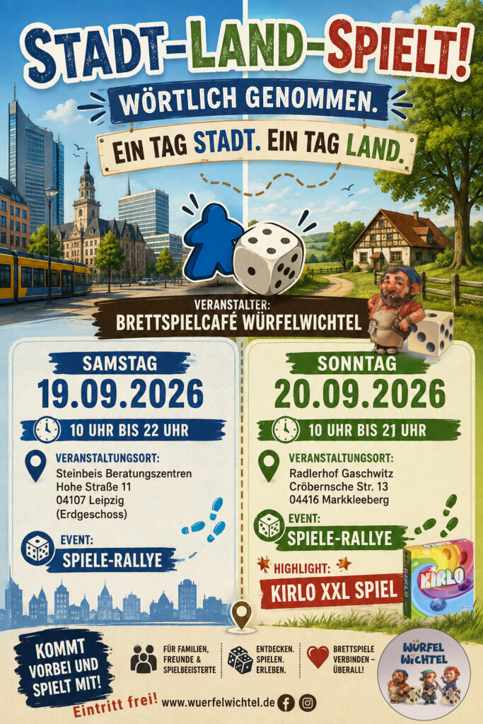 Einladungsposter für Stadt-Land-Spielt!